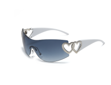 Solglas Amore grågraderad silver
