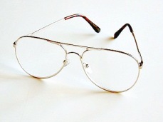 Läsglas pilot guld