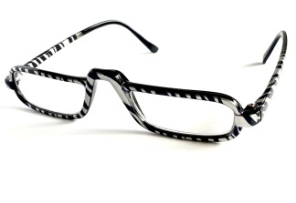 Läsglas zebra