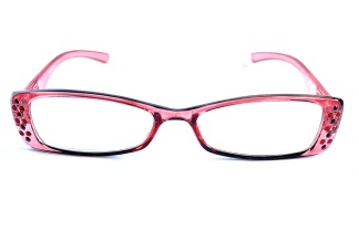 Läsglas Karin röda strass