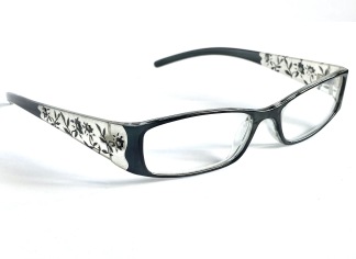 Läsglas slingerväxt svart