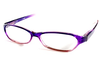 Läsglas oval lila