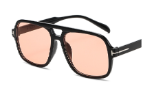 Solglas Lorient svart/ljusrosa