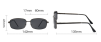 Solglas metal polariserad, 2 färger
