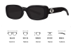 Solglas June svart
