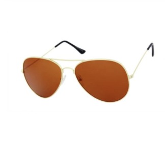 Solglas pilot med blueblocker-glas