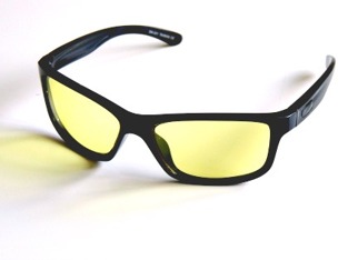 Solglas Lasse med gula glas