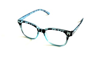 Läsglas gepard blå