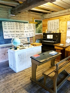 Museum: gammal skolsal Museum: gammal skolsal