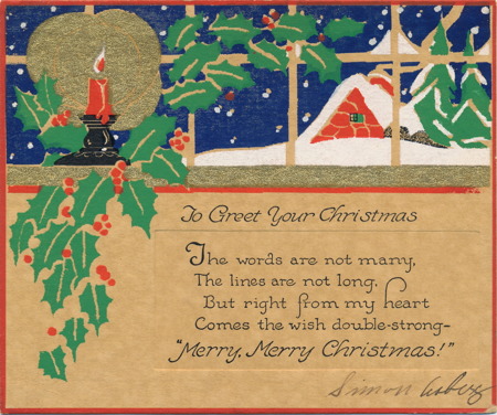 Julkort 1927 från Minneapolis