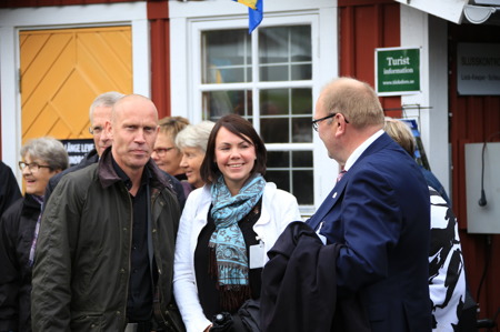 Lars Christensen Regiondirektör i Region Värmland, Laila Gibson VD i visit Värmland och Landshövdingen Kenneth Johansson.