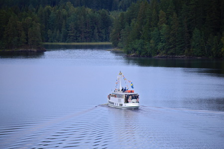 M/S Storholmen på sjön Töck.