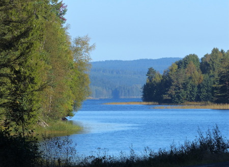 Torsviken och sjön Töck, vackert som vanligt.