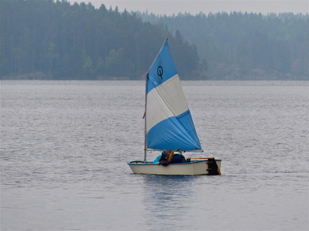 Resten av torsdagen tränade man segling inför fredagens avslutande seglingsrace.