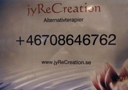 jyReCreation Alternativterapier hade öppet.