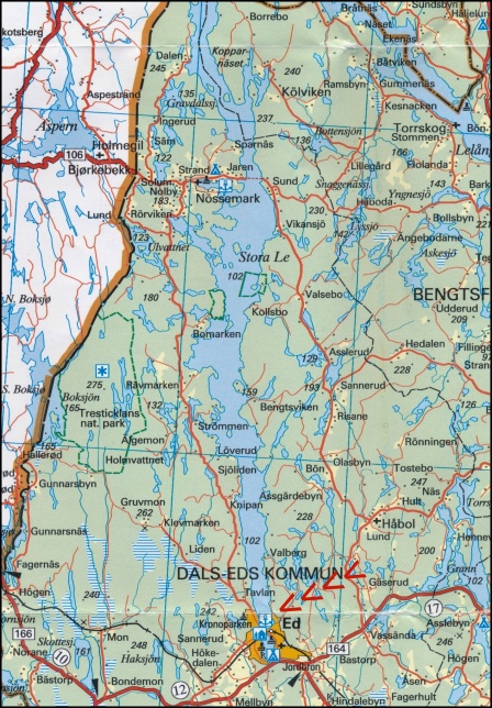 © Norstedts kartor www.norstedts.se / Klicka på kartan för större bild.
