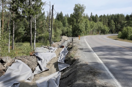 2 augusti 2018 - Kabelväg mot Örje.