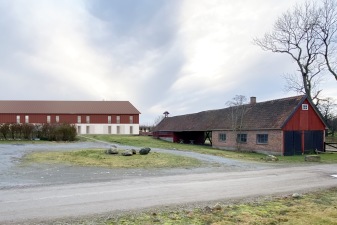 Idylliskt boende på gårdshotellet på Vallens Säteri i Våxtorp utanför Laholm i Södra Halland (norra Skåne)