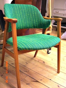 Smått sunkiga stolar från 50-talet...