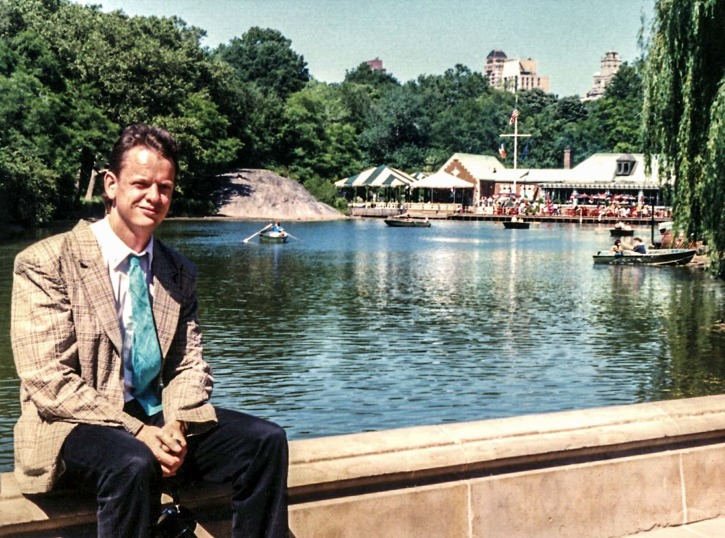 The Lake i Central Park med The Loeb Boathouse i bakgrunden.