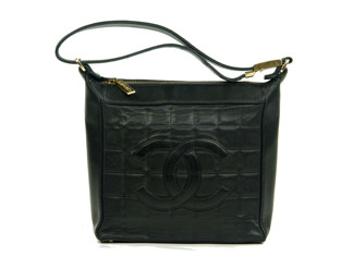 Chanel Shoulder Bag Chocolate Bar - Chanel  Shoulder Bag Chocolate Bar