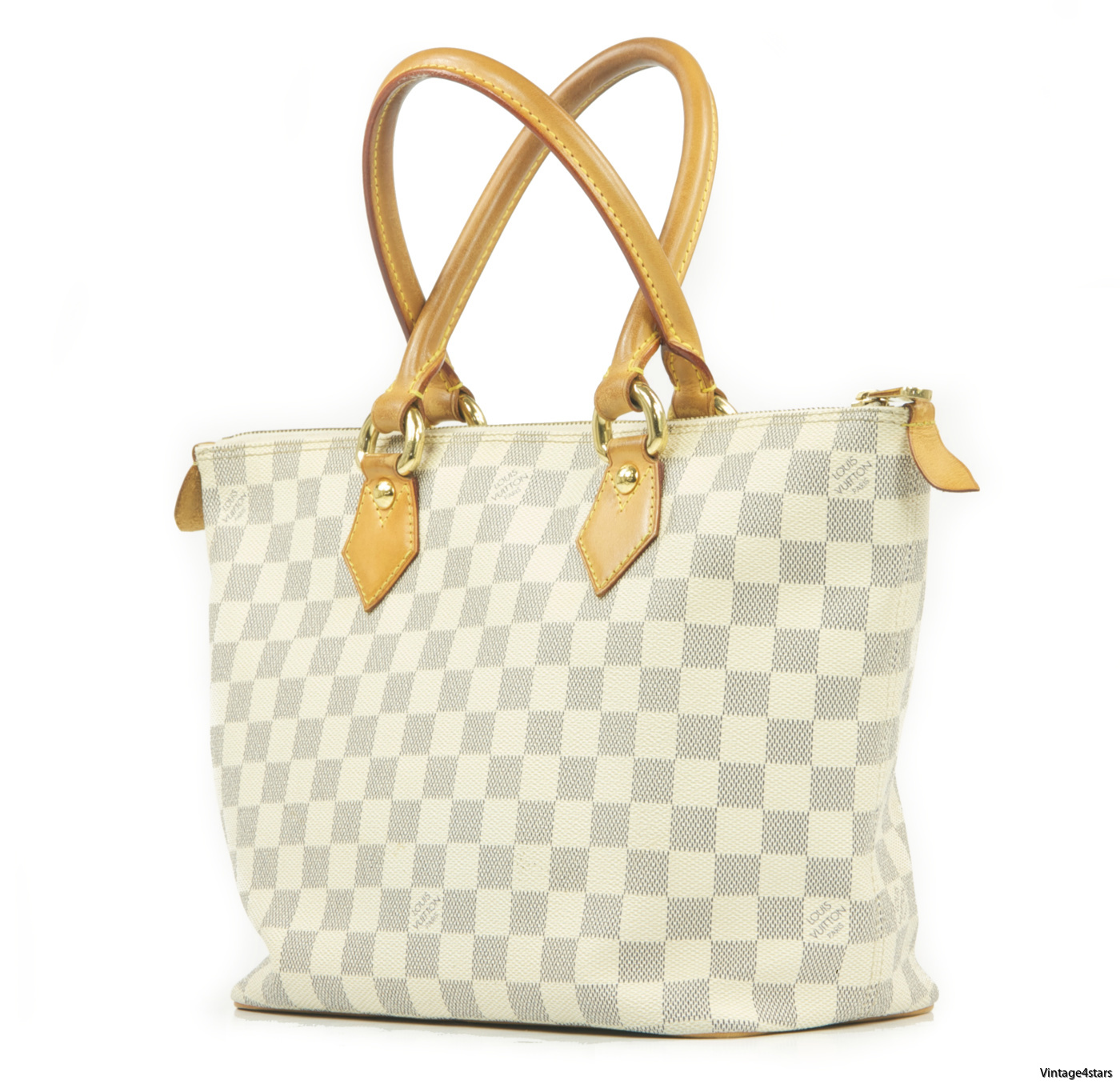 Handbag Louis Vuitton Saleya PM Azur Damier N51186 123070038