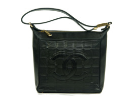 CHANEL Shoulder Bag Chocolate Bar