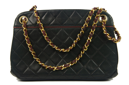 CHANEL Quilted Shoulder Bag Kisslock