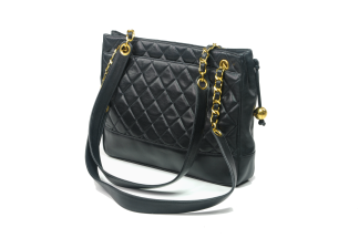 CHANEL Quilted Lambskin Medium Tote  - CHANEL Quilted Lambskin Medium Tote