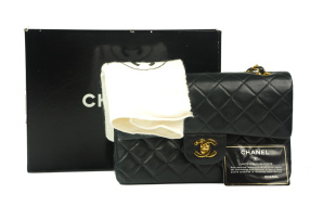 CHANEL Double Flap Small GHW