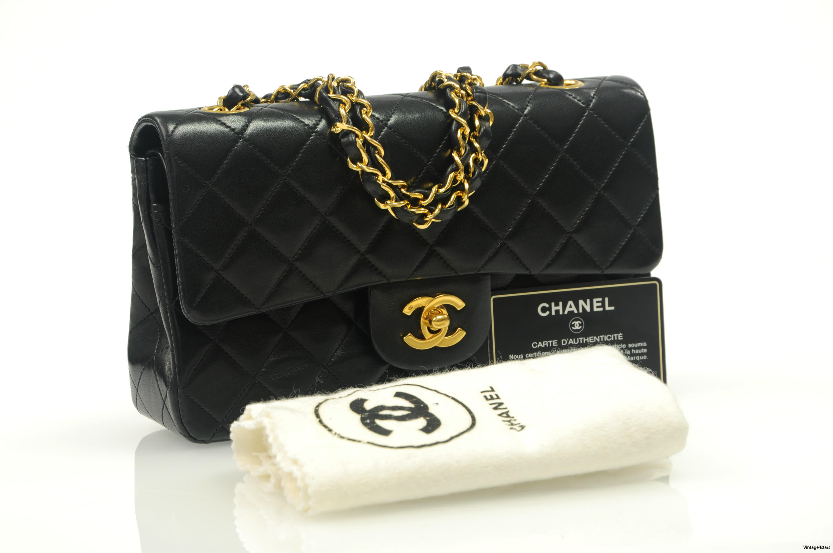 CHANEL Double Flap Small 100