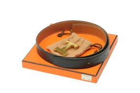 HERMÈS Constance H Belt Box/ Courchevel 75