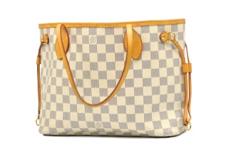 Louis Vuitton Neverfull PM Damier Azur - Louis Vuitton Neverfull PM Damier Azur