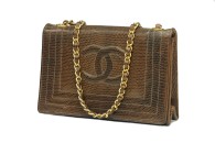 CHANEL Single Flap LIZARD