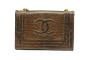 CHANEL Single Full Flap Lizard