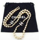 CHANEL Pearl Necklace Long CHANEL Pearl Necklace Long