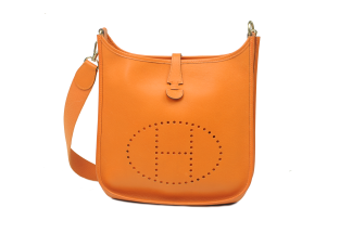 HERMÈS EVELYNE PM EPSOM ORANGE