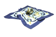 HERMÈS EPERON D'OR SILK BLUE