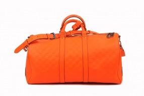 Louis Vuitton Keepall 45 Infini Neon Orange SS13