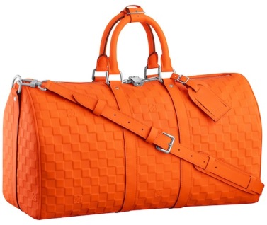 Louis Vuitton Keepall Infini Orange Neon SS13