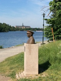Byst av Folke Bernadotte. Foto Mats Wallenius