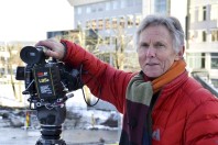 Dokumentärfilmaren Steinar Hybertsen som har gjort filmen "Polititropene" 2015.