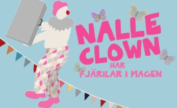 Nalle Clown Butterfly poster Nalle Clown Butterfly poster