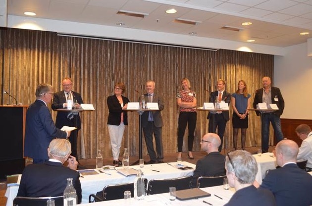 Deltagare i kvällens paneldiskussion. Deltagare i kvällens paneldiskussion.