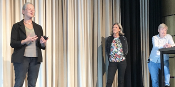 Anna Richard, WWF, Agneta Påander, Orkla Foods och Åsa Domeij, Axfood, presenterar branschinitiativet Hållbar Livsmedelskedja. Foto: Joachim Björk Anna Richard, WWF, Agneta Påander, Orkla Foods och Åsa Domeij, Axfood, presenterar branschinitiativet Hållbar Livsmedelskedja. Foto: Joachim Björk