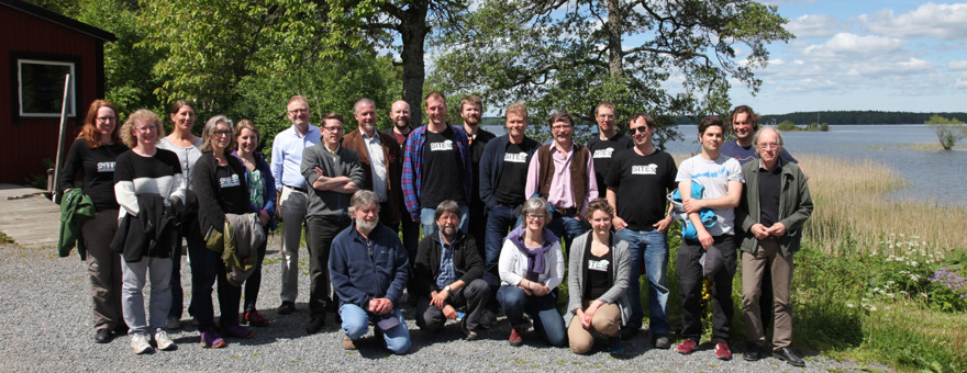 Deltagare vid SITES-Waters workshop på Erken juni 2015 Deltagare vid SITES-Waters workshop på Erken juni 2015