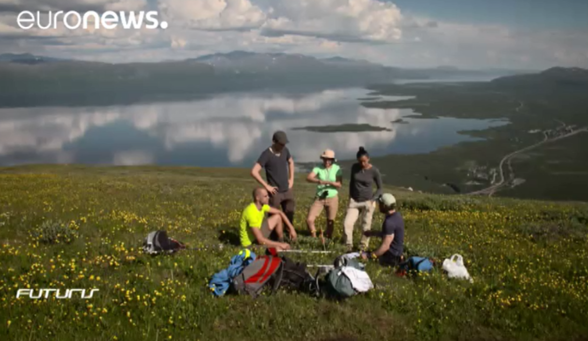 Picture from EuroNews documentary about Abisko Scientific Research Station