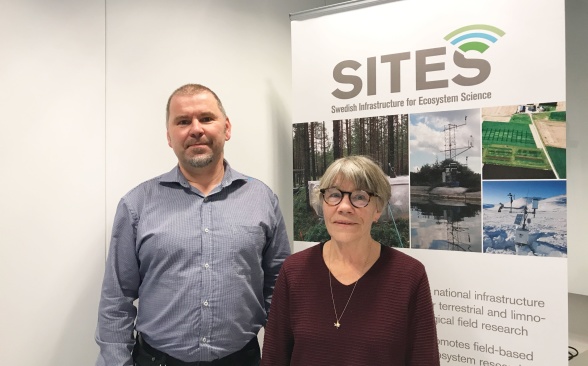 SITES föreståndare Stefan Bertilsson tillsammans med SITES styrgruppsordförande Barabara Ekbom. Foto av Ida Taberman. SITES föreståndare Stefan Bertilsson tillsammans med SITES styrgruppsordförande Barabara Ekbom. Foto av Ida Taberman.