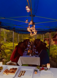 Excursion to Svartberget with dinner at Stortjärn. Photographer: Charlotta Erefur.
