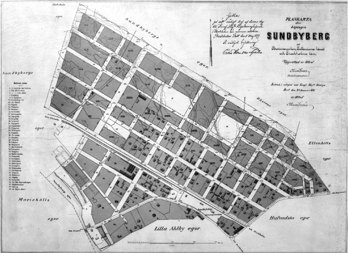 Sundbybergs första stadsplan Sundbybergs första stadsplan